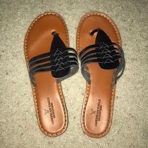 American Eagle Black Sandals